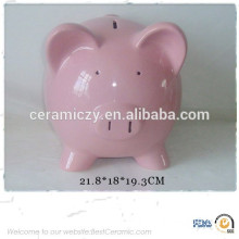 wholesale counts money ceramic cheap piggy bank for adults